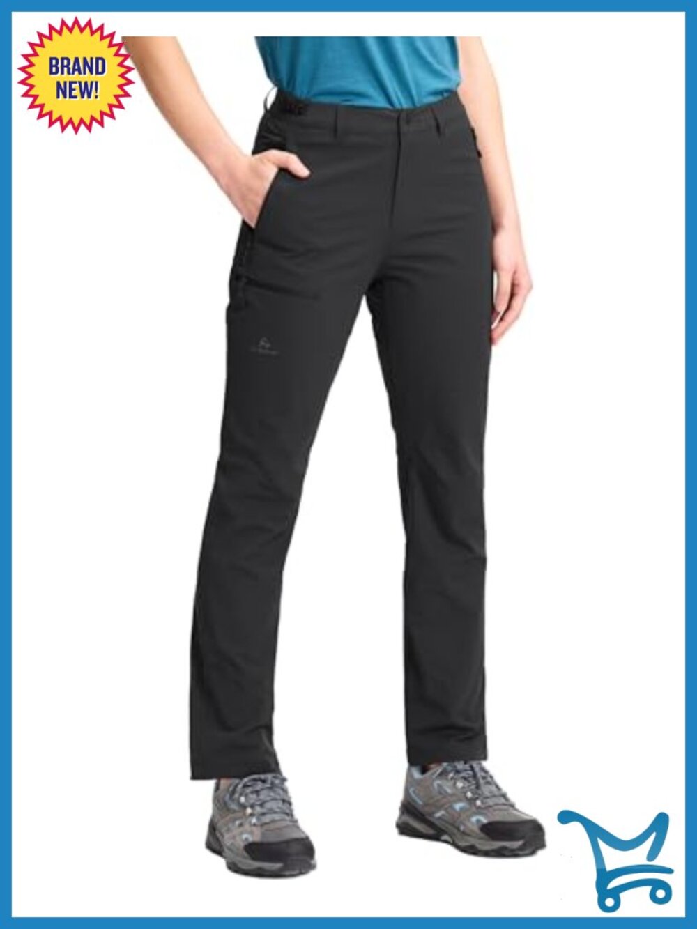Pioneer Camp Women's Hiking Pants Quick Dry Lightweight Water Resistant